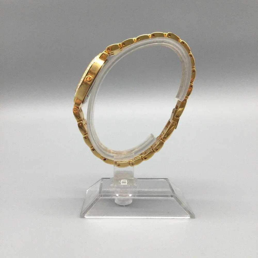 Vintage Elizabeth Taylor Womens Watch 21mm Gold Tone Oval New Battery 7.25